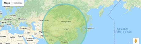 Mapa Asie