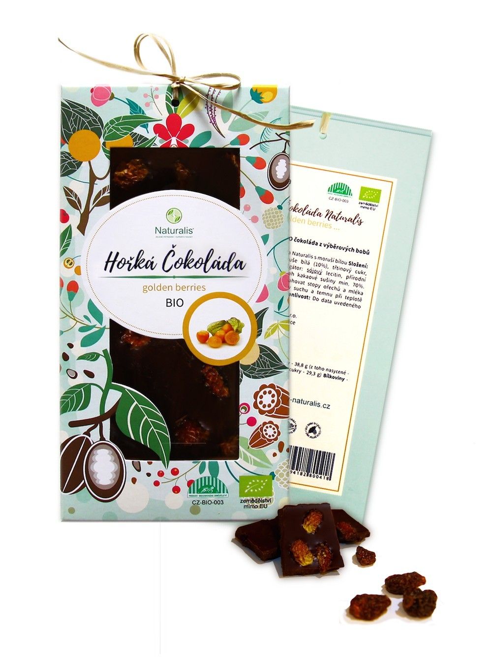 Levně Čokoláda Naturalis s golden berries hořká BIO - 80g