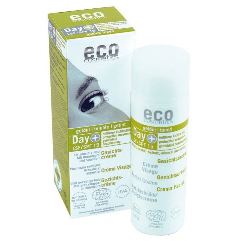 Levně Denní tónovací krém SPF 15 BIO Eco Cosmetics - 50 ml