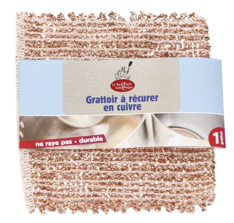 Měděná drátěnka drsná ke špíně a jemná k povrchům Ecodis