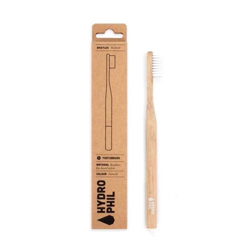 Levně Bambusový kartáček medium natural Hydrophil