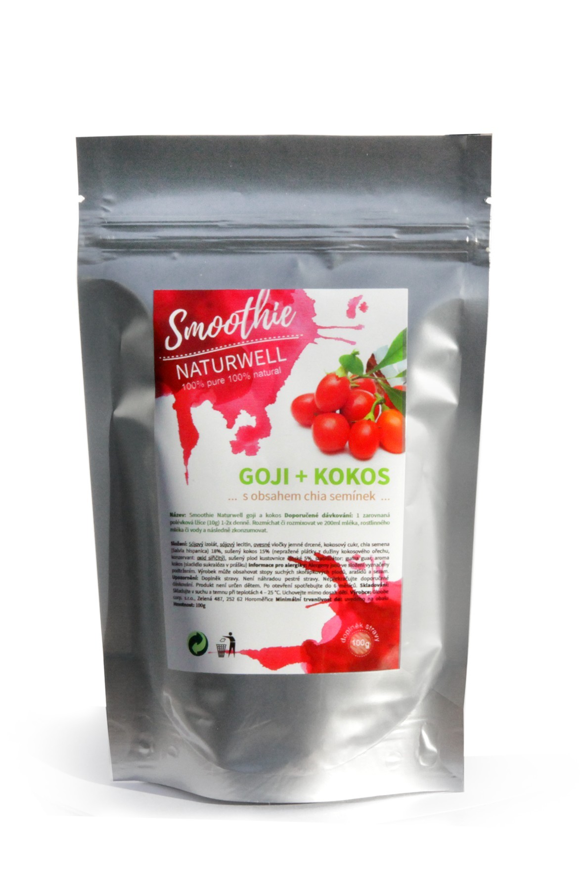 Levně Smoothie Naturwell Goji a Kokos - 100g