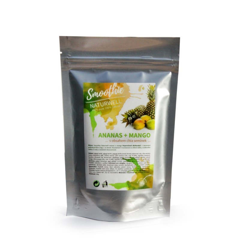 Levně Smoothie Naturwell Ananas a Mango - 100g