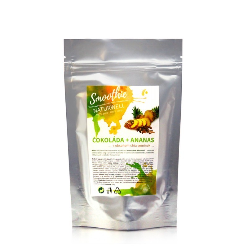 Levně Smoothie Naturwell Čokoláda a Ananas - 100g