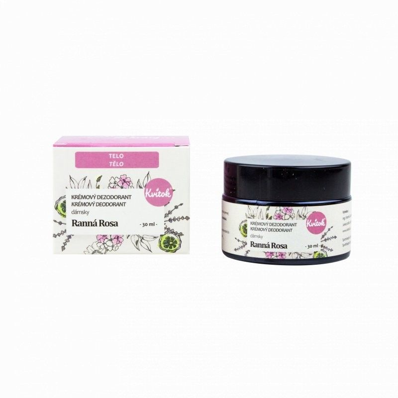 Levně Dámský krémový deodorant (Ranní rosa) Kvitok - 30 ml