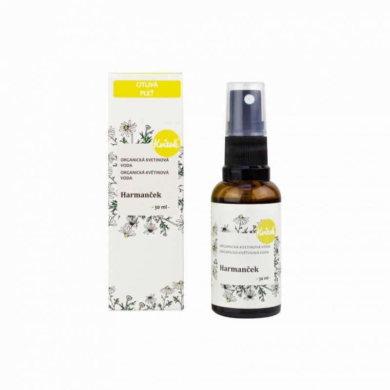 Levně Květová voda heřmánek s rozprašovačem BIO Kvitok - 30 ml