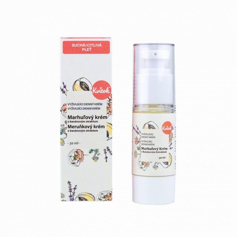 Levně Denní meruňkový krém pro citlivou pleť - 30 ml
