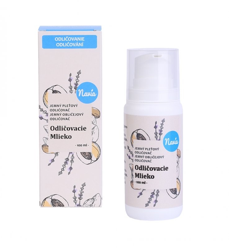Levně Odličovací mléko s mandlovým olejem Kvitok - 100 ml