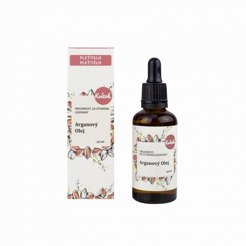 Levně Arganový olej za studena lisovaný BIO Kvitok - 50 ml