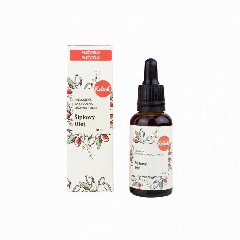 Levně Šípkový olej za studena lisovaný BIO Kvitok - 30 ml