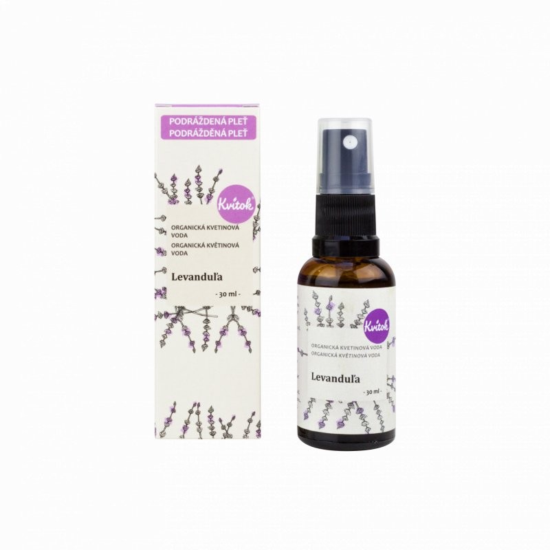 Levně Květová voda levandulová s rozprašovačem BIO Kvitok - 30 ml