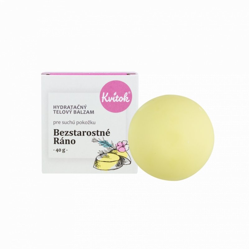 Hydratační tělový balzám (Bezstarostné ráno) Kvitok - 40 g