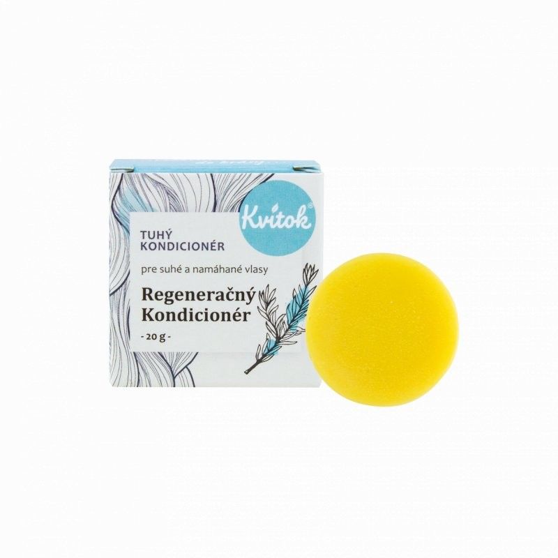 Tuhý kondicionér pro suché a namáhané vlasy (Regenerační) Kvitok - 20 g