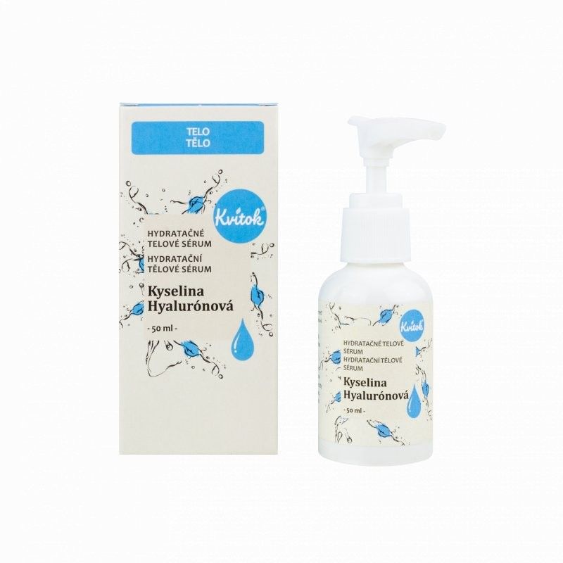 Levně Hydratační tělové sérum s kyselinou hyaluronovou Kvitok - 50 ml