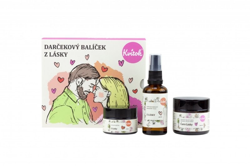 Afrodiziakální dárkový balíček (Z lásky) Kvitok