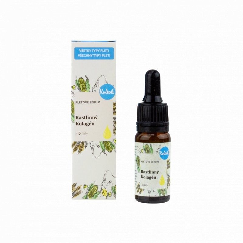 Levně Pleťové sérum vyhlazující pokožku (Rostlinný kolagen) Kvitok - 10 ml