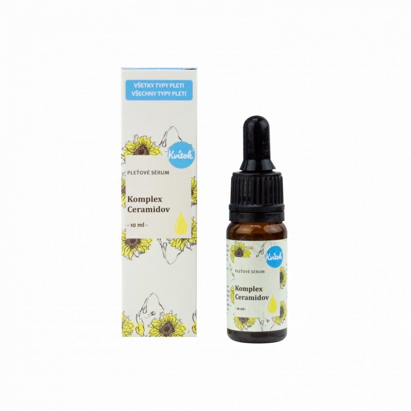 Levně Pleťové sérum obnovující ochranný film pleti (Komplex ceramidů) Kvitok - 10 ml