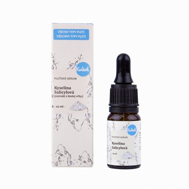Levně Pleťové sérum na problematickou pleť (Kyselina salicylová) Kvitok - 10 ml