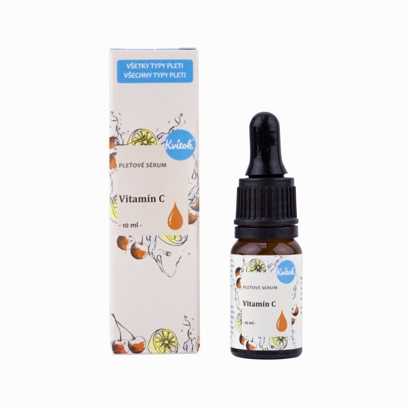 Levně Pleťové sérum s anti-aging efekterm (Vitamin C) Kvitok - 10 ml