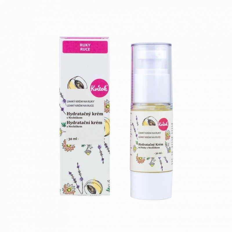 Levně Hydratační krém na ruce s měsíčkem Kvitok - 30 ml