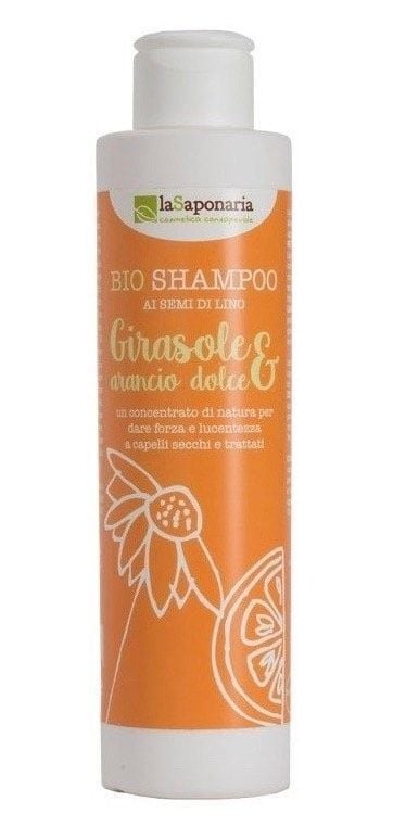 Levně Šampon se slunečnicí a sladkým pomerančem BIO laSaponaria - 200 ml