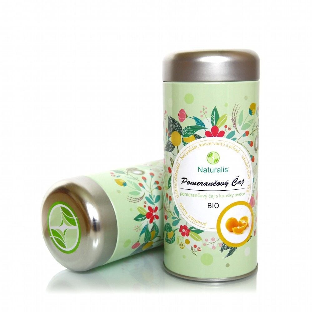 Pomerančový Čaj Naturalis BIO - 70g + prodloužená záruka na vrácení zboží do 100 dnů