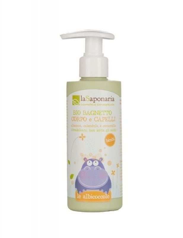 Levně Jemný tělový a vlasový mycí gel pro děti BIO laSaponaria - 190 ml