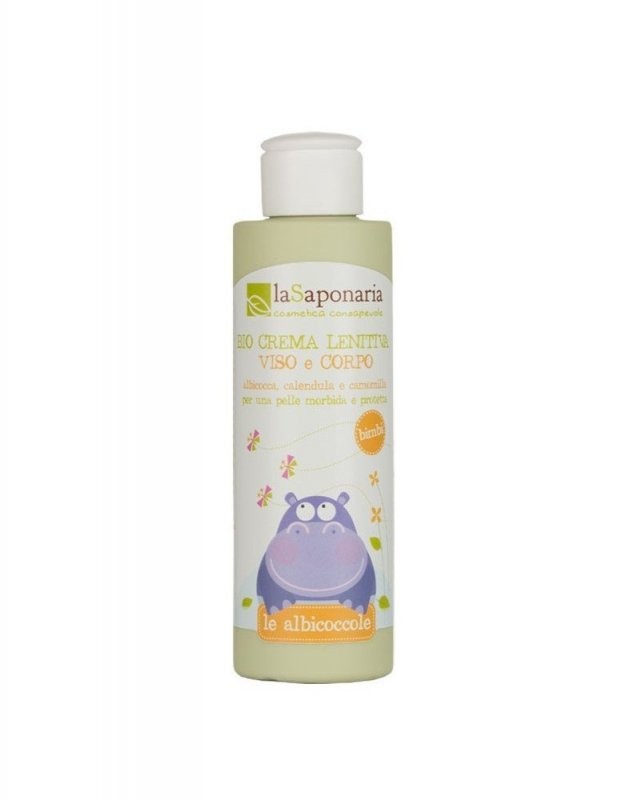 Levně Zklidňující dětský krém na obličej a tělo BIO laSaponaria - 150 ml