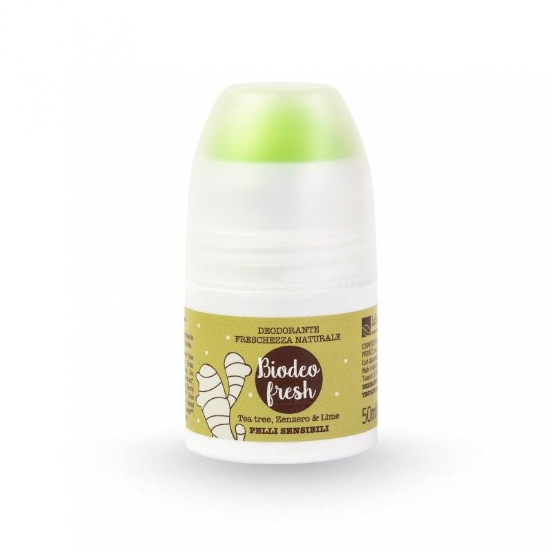 Levně Deodorant roll-on osvěžující se zázvorem a citrónem BIO laSaponaria - 50 ml