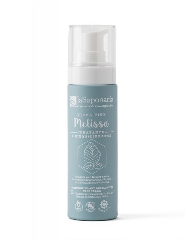 Levně Bioaktivní pleťový krém pro hydrataci s meduňkou BIO laSaponaria - 50 ml
