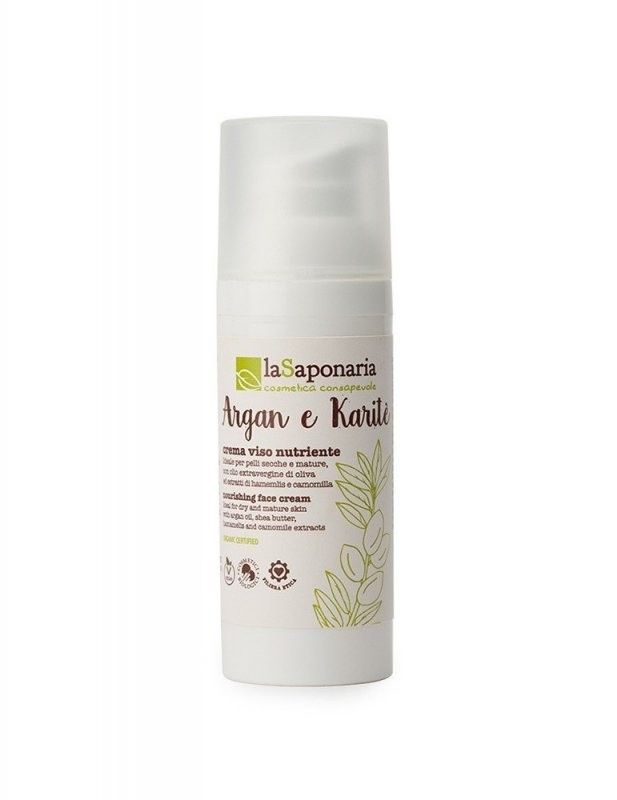 Levně Vyživující krém pro zralou pleť s arganovým olejem BIO laSaponaria - 50 ml