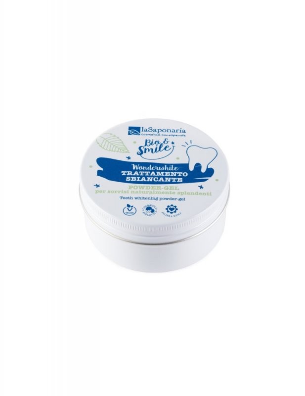 Levně Prášková pasta na bělení zubů (WonderWhite) BIO laSaponaria - 50 g