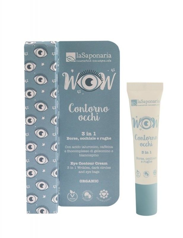Levně Konturovací oční krém 3 v 1 BIO laSaponaria - 15 ml