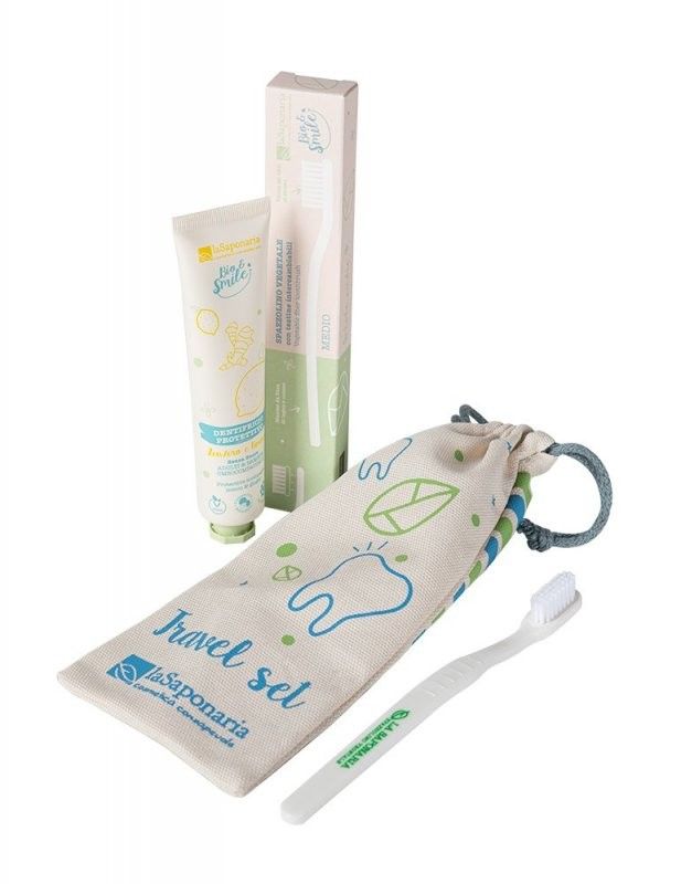 Dárková cestovní sada pro zářivý úsměv (Bio Smile) laSaponaria