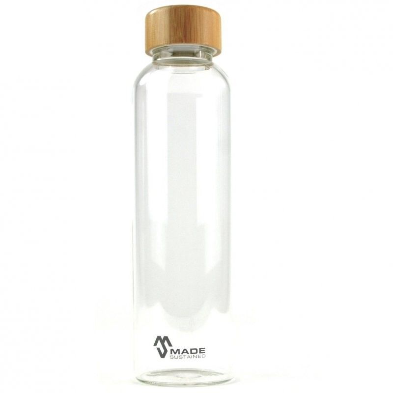 Levně Skleněná lahev z borosilikátového skla (Knight) Made Sustained - 550 ml