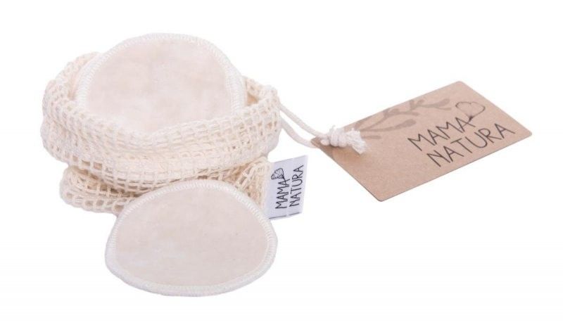 Levně Pratelné odličovací tamponky malé Mama Natura - 6 ks