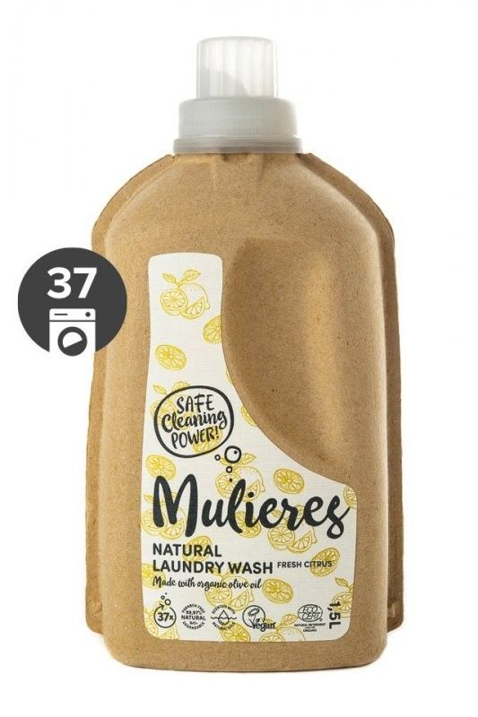 Levně Koncentrovaný prací gel s vůní svěžích citrusů BIO Mulieres - 1500 ml