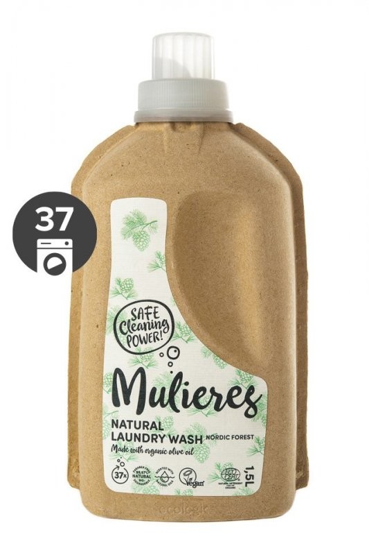 Levně Koncentrovaný prací gel s vůní severského lesu BIO Mulieres - 1500 ml