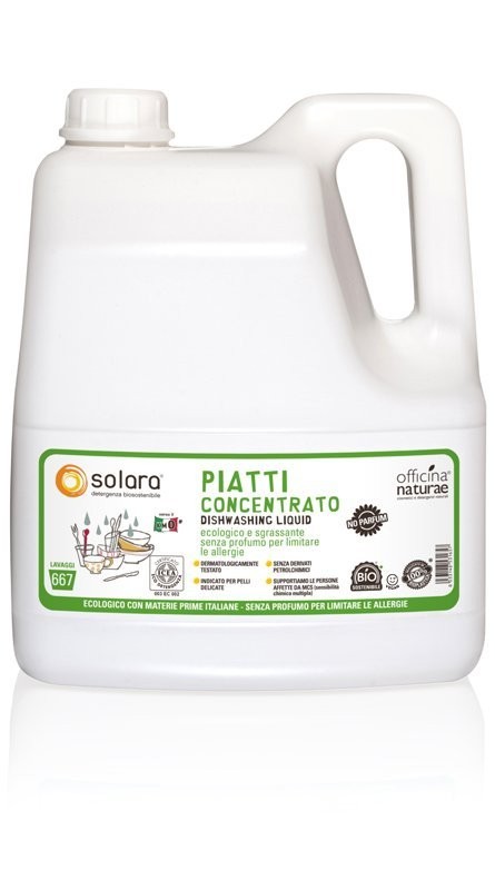 Extra koncentrovaný gel na nádobí bez parfemace Officina Naturae - 4000 ml
