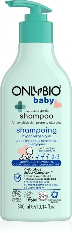 Levně Hypoalergenní šampon pro miminka OnlyBio - 300 ml