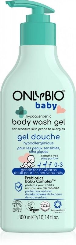Levně Hypoalergenní mycí gel pro miminka vhodný i pro alergiky OnlyBio - 300 ml