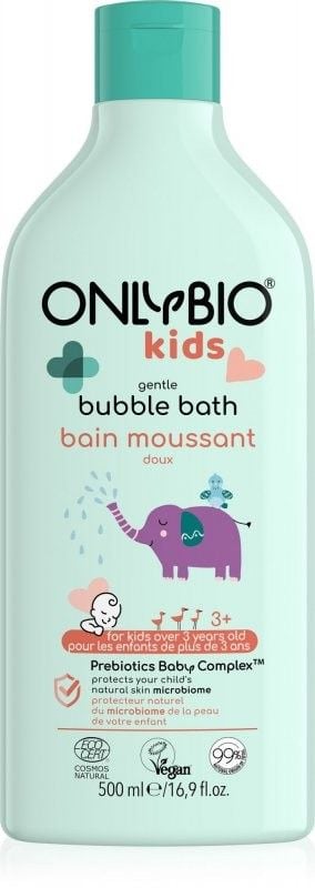 Levně Jemná pěna do koupele pro děti od 3 let OnlyBio - 500 ml