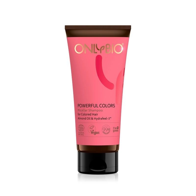 Levně Micelární šampon na barvené vlasy Powerful Colors OnlyBio - 200 ml