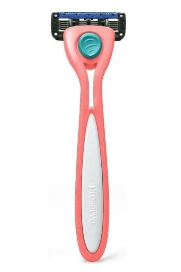 Levně Holicí strojek korálově růžové barvy vč. 1 hlavice (Shave 5) Preserve