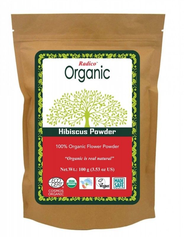 Levně Bylinná kúra proti šedivění a vypadávání vlasů (Hibiscus) BIO Radico - 100 g