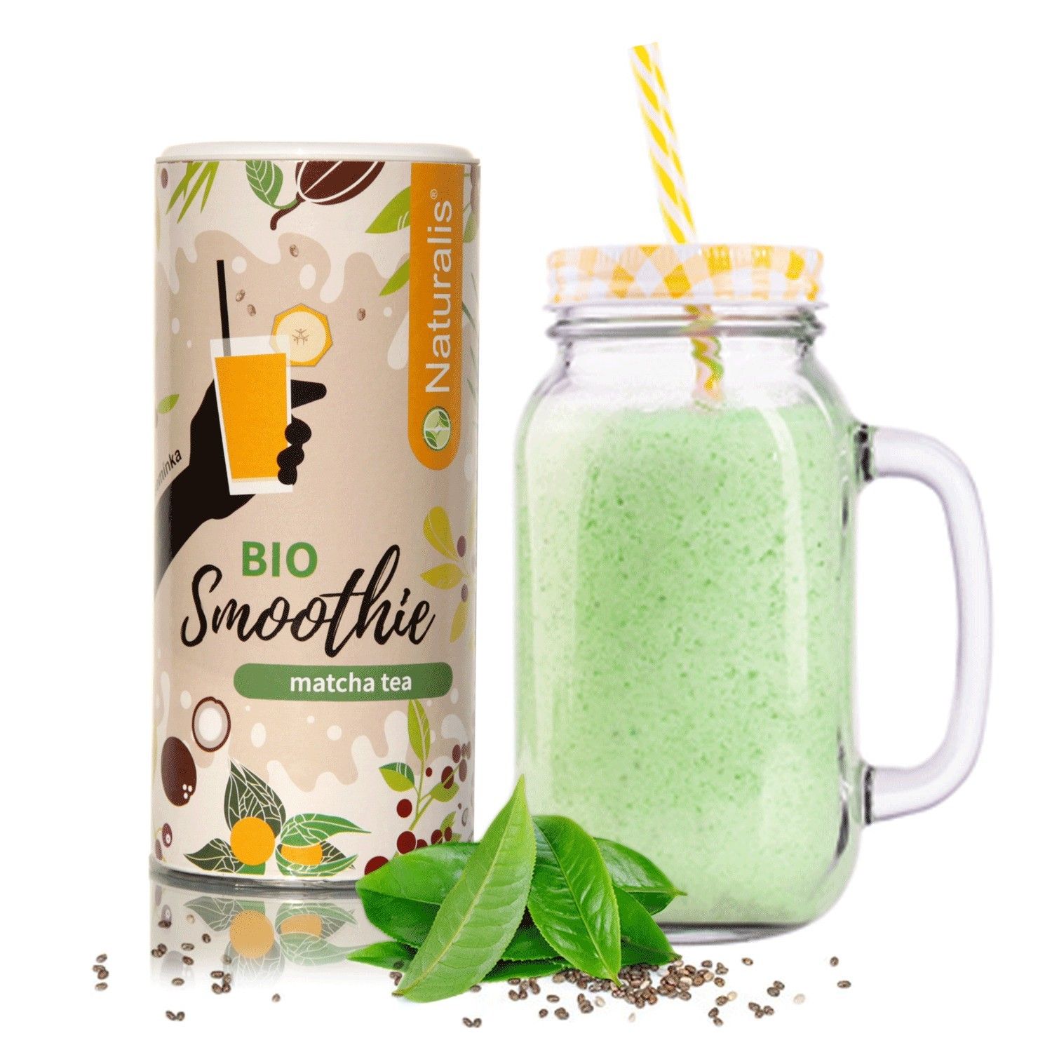 Levně Smoothie Naturalis s Matcha BIO - 180g
