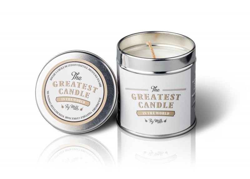 Levně Vonná svíčka v plechovce s vůní fíků The Greatest Candle - 200 g