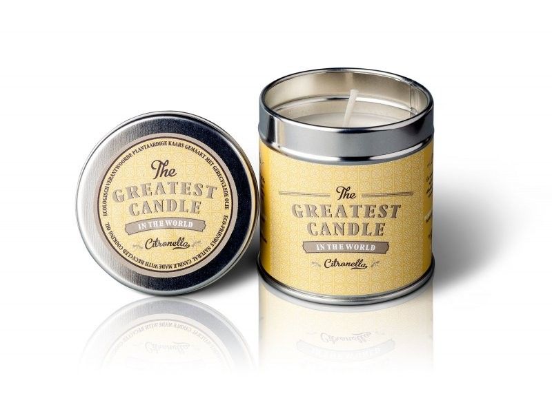 Levně Vonná svíčka v plechovce s aroma citronely The Greatest Candle - 200 g