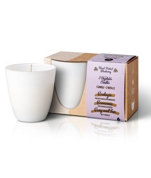 Levně Sada na výrobu svíček s vůní borůvky The Greatest Candle