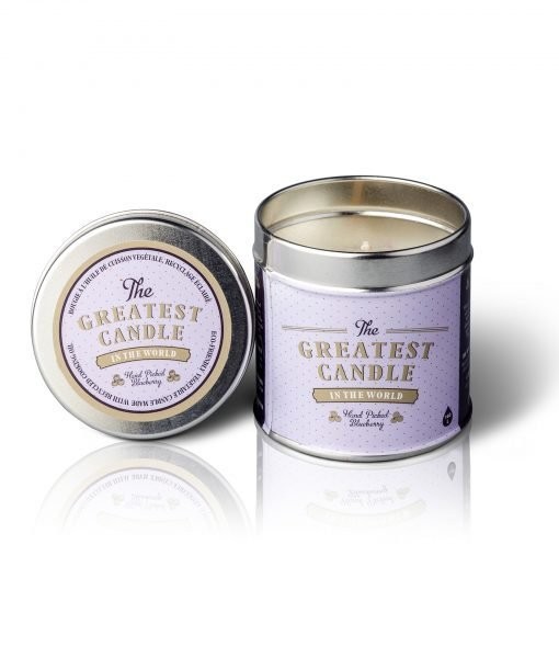 Levně Vonná svíčka v plechovce s aroma borůvky The Greatest Candle - 200 g